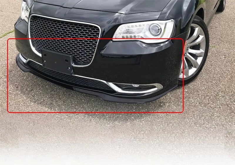 NeespoC Front Bumper Lip Splitter Spoiler Fit for Chrysler 300 C/S/Limited/Touring 2015-2023 Gloss Black 3pcs Accessories Air Chin Body Kit - Image 5